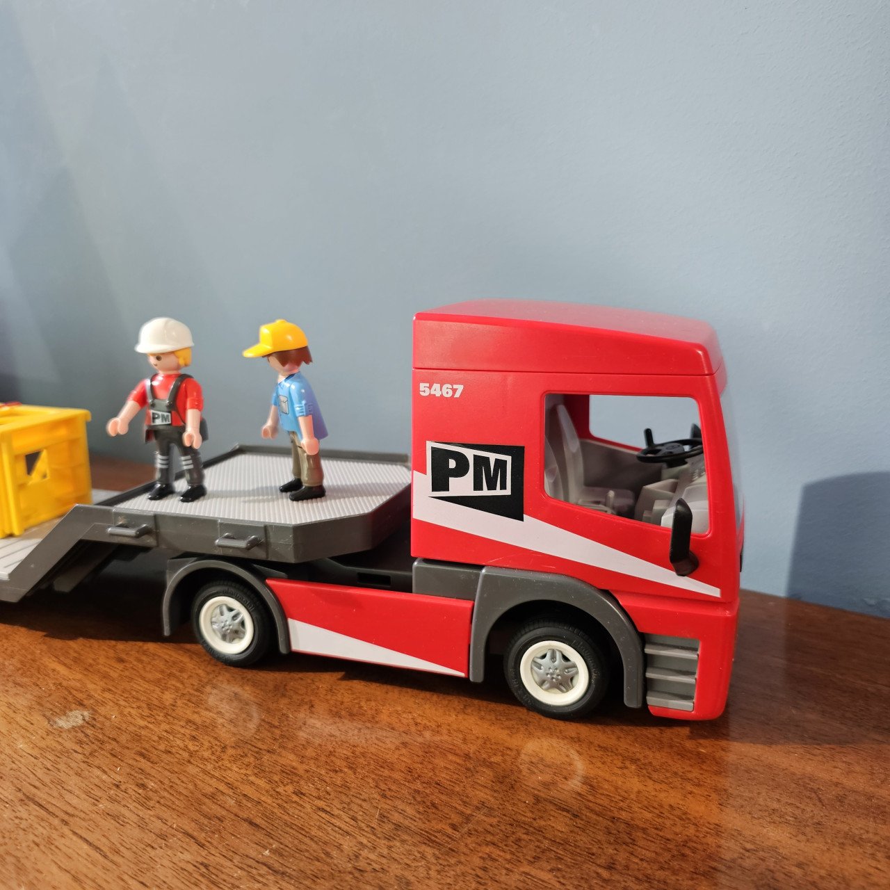 Playmobil dieplader en graafmachine