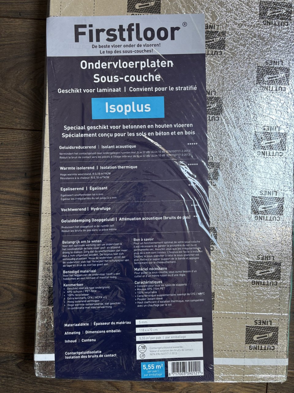 Firstfloor ondervloer Isoplus 5,55m2