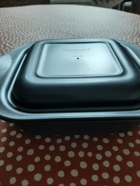 Tupperware sauskom en ovenschaal