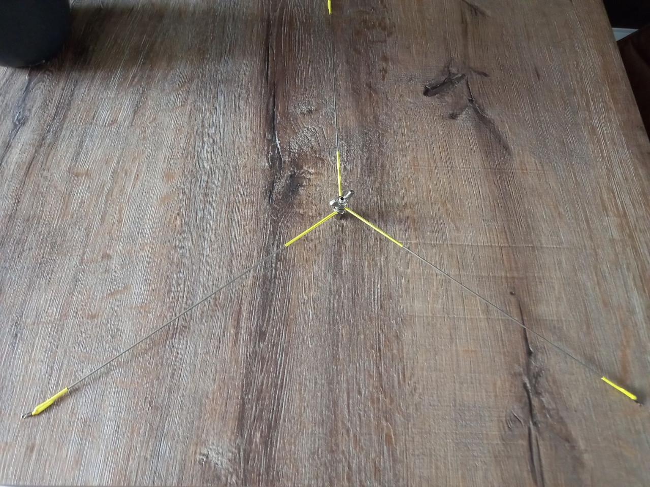 Toch maar weer nieuwe Helikopter/Paraplu onderlijnen gemaakt