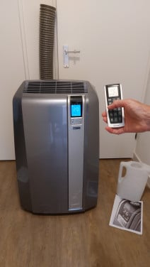 Mobiele Airconditioner Delonghi-met afstandsbediening-grote koelcapaciteit