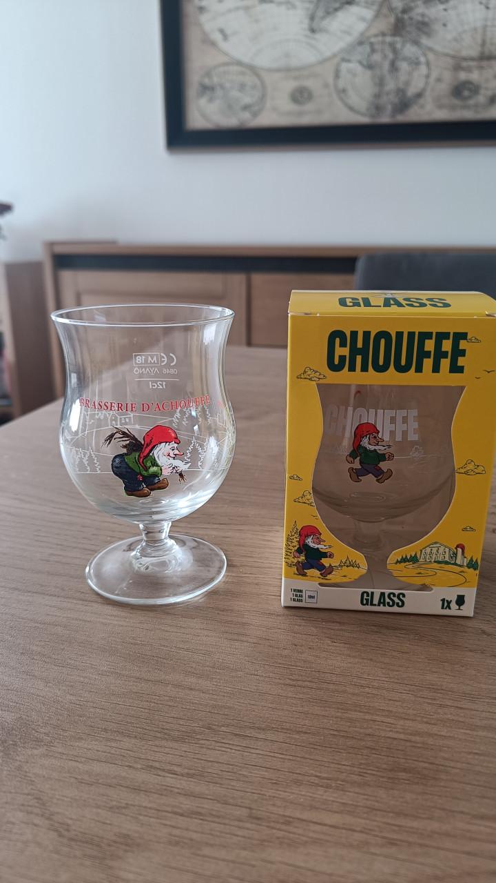 2 la Chouffe glazen 12cl