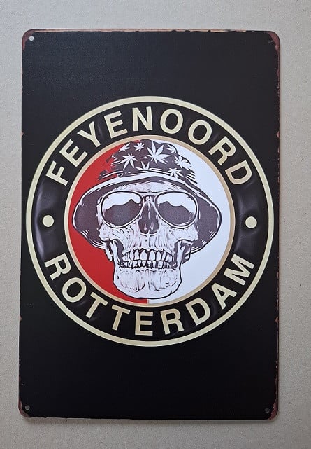 Feyenoord Metalen Borden