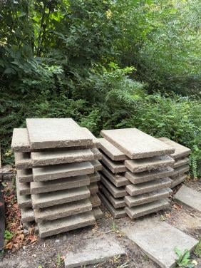 Gewassen grindtegels (gratis)