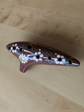 Mooie Ocarina van keramiek