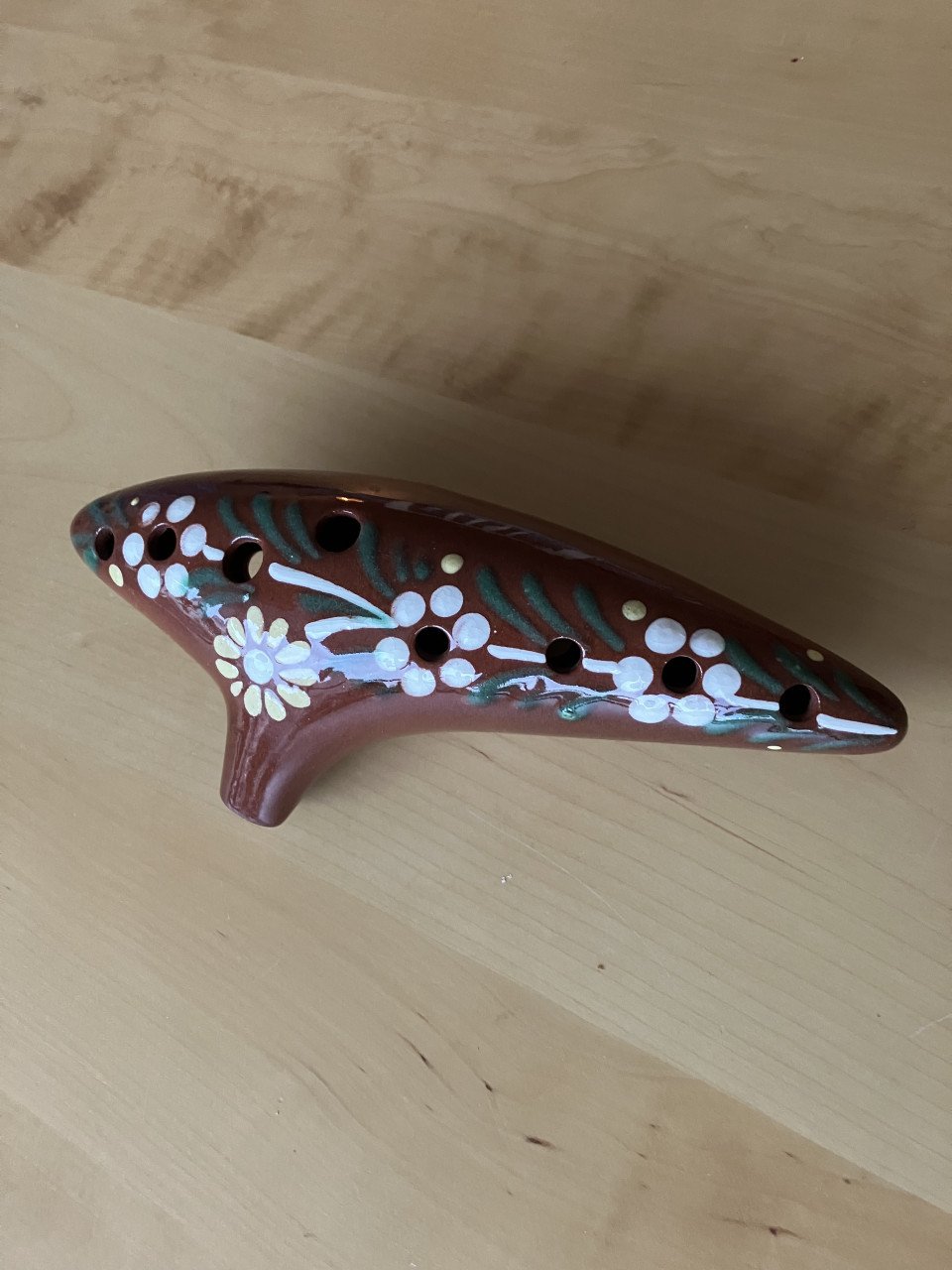 2 ocarina’s van keramiek
