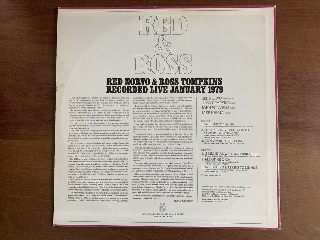 Te Koop: LP van Red & Ross