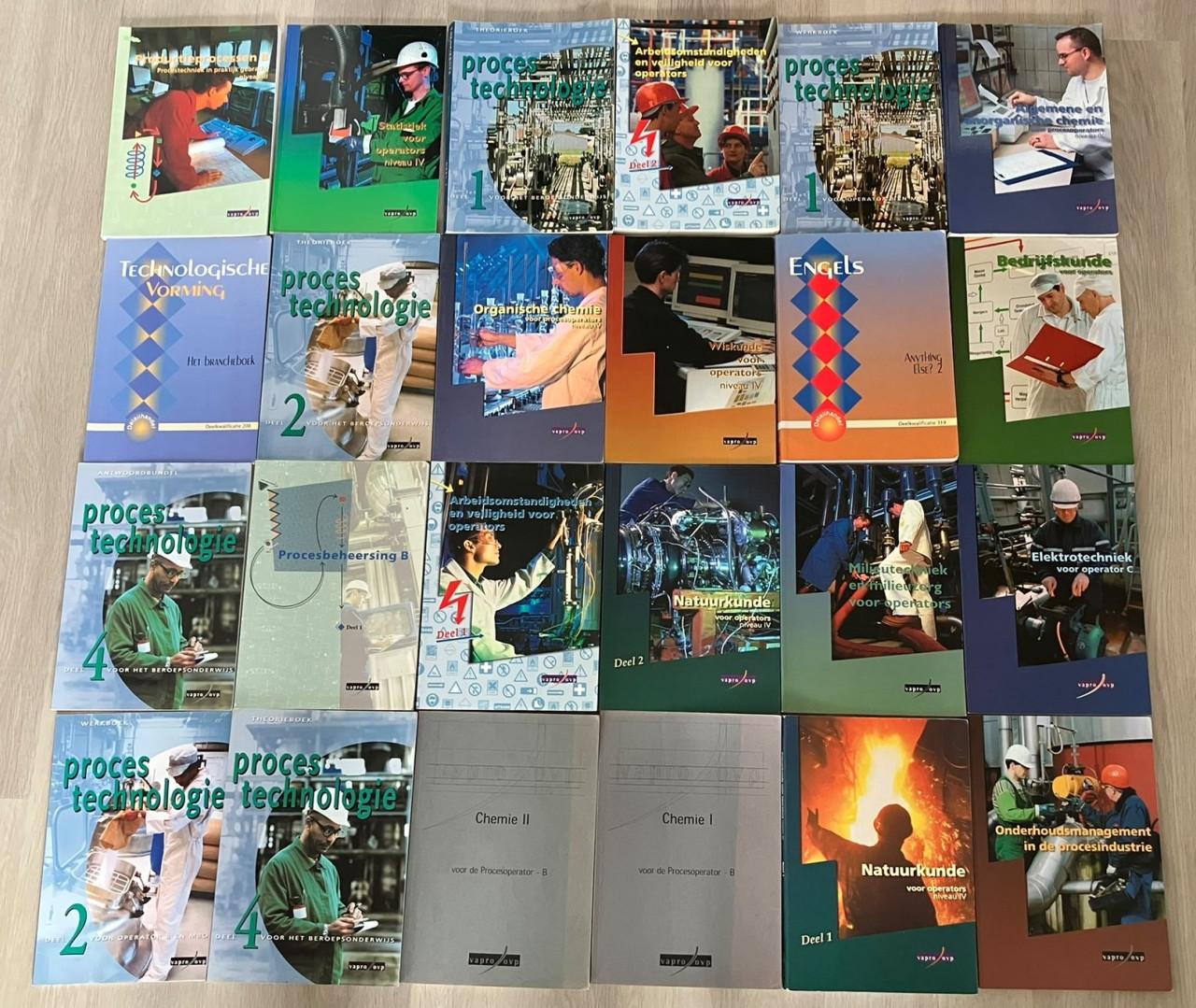 Studieboeken VAPRO, procestechniek MBO 4