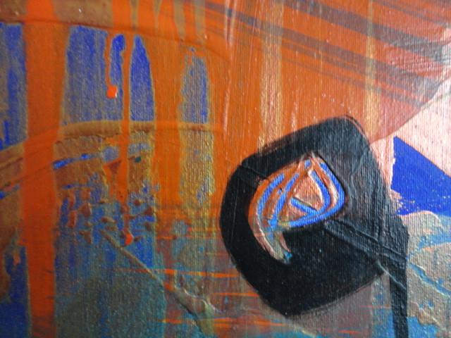 " Un Regalo Parta Ti " Acrylschilderij van Simeon Gonzales