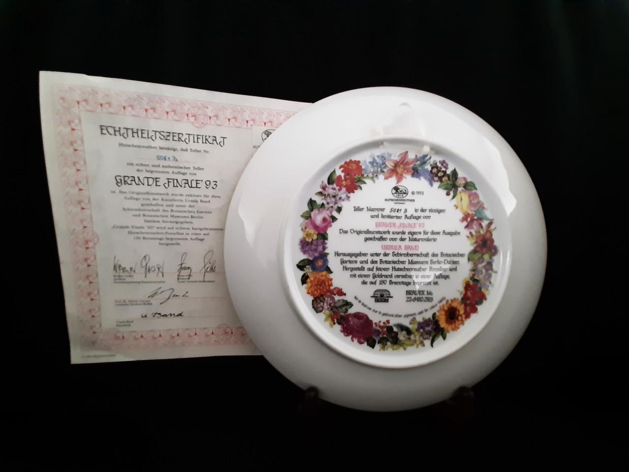 Hutschenreuther borden Grande Finale 1989 t/m 1999