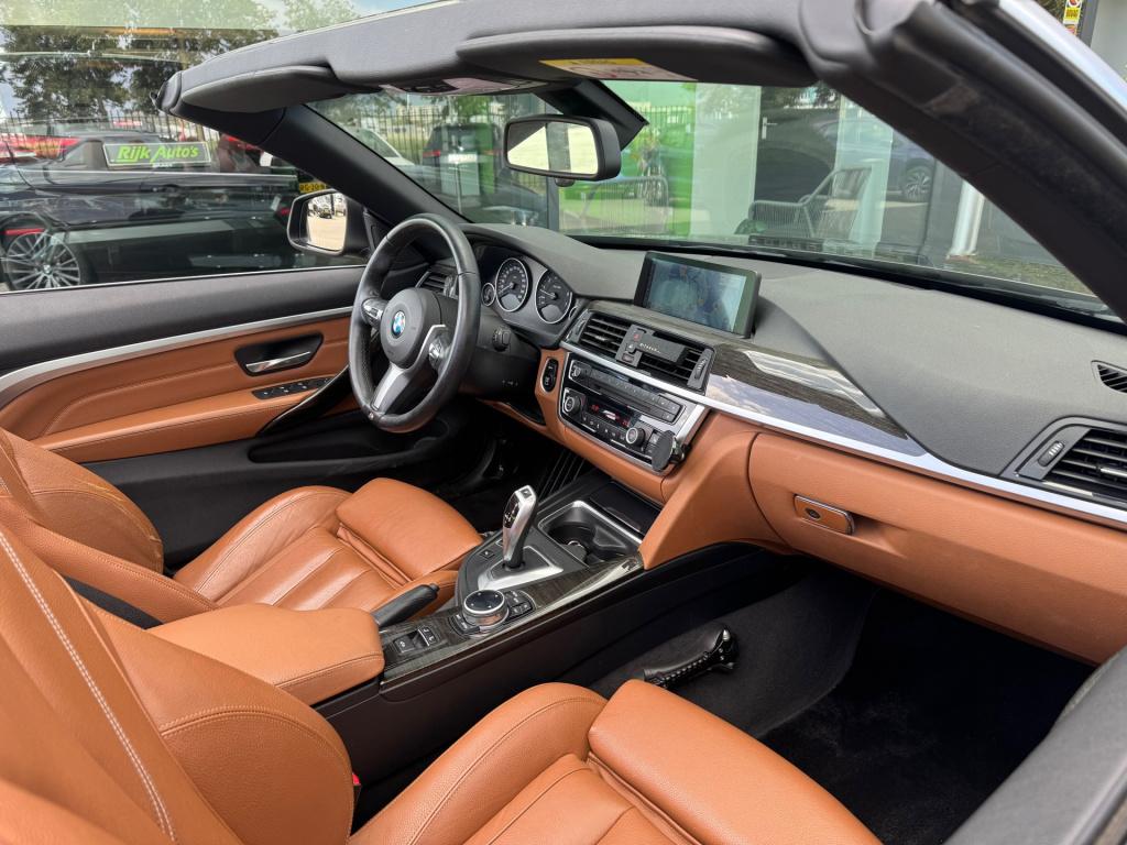 BMW 4 Serie cabrio 428i high executive * nl auto nap * stoel + nek verwarmi