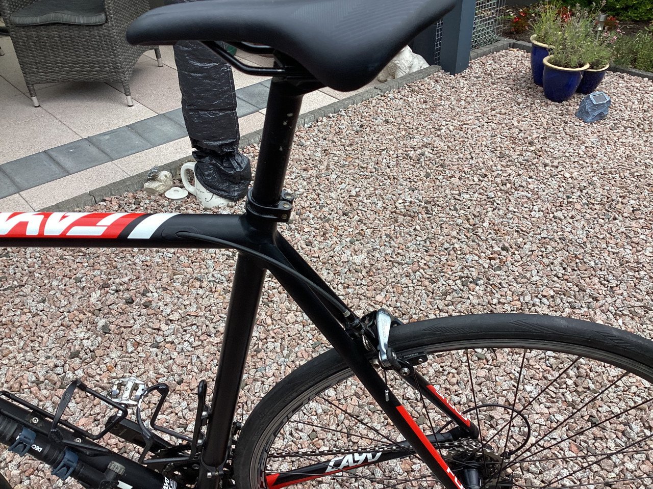 Nette Racefiets Focus Cayo XL, 60 cm, c/t aluminium frame, carbon voorvork.