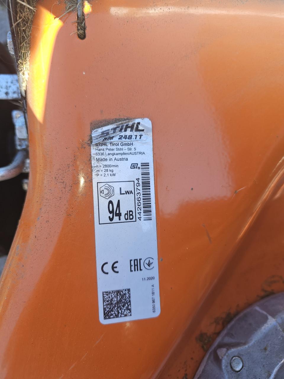 Sthil benzine grasmaaier