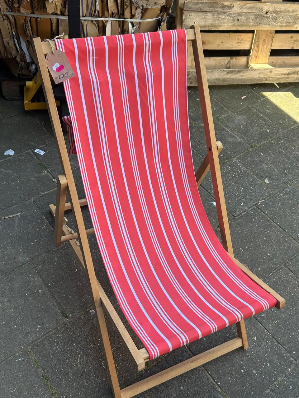 Houten strandstoel inklapbaar