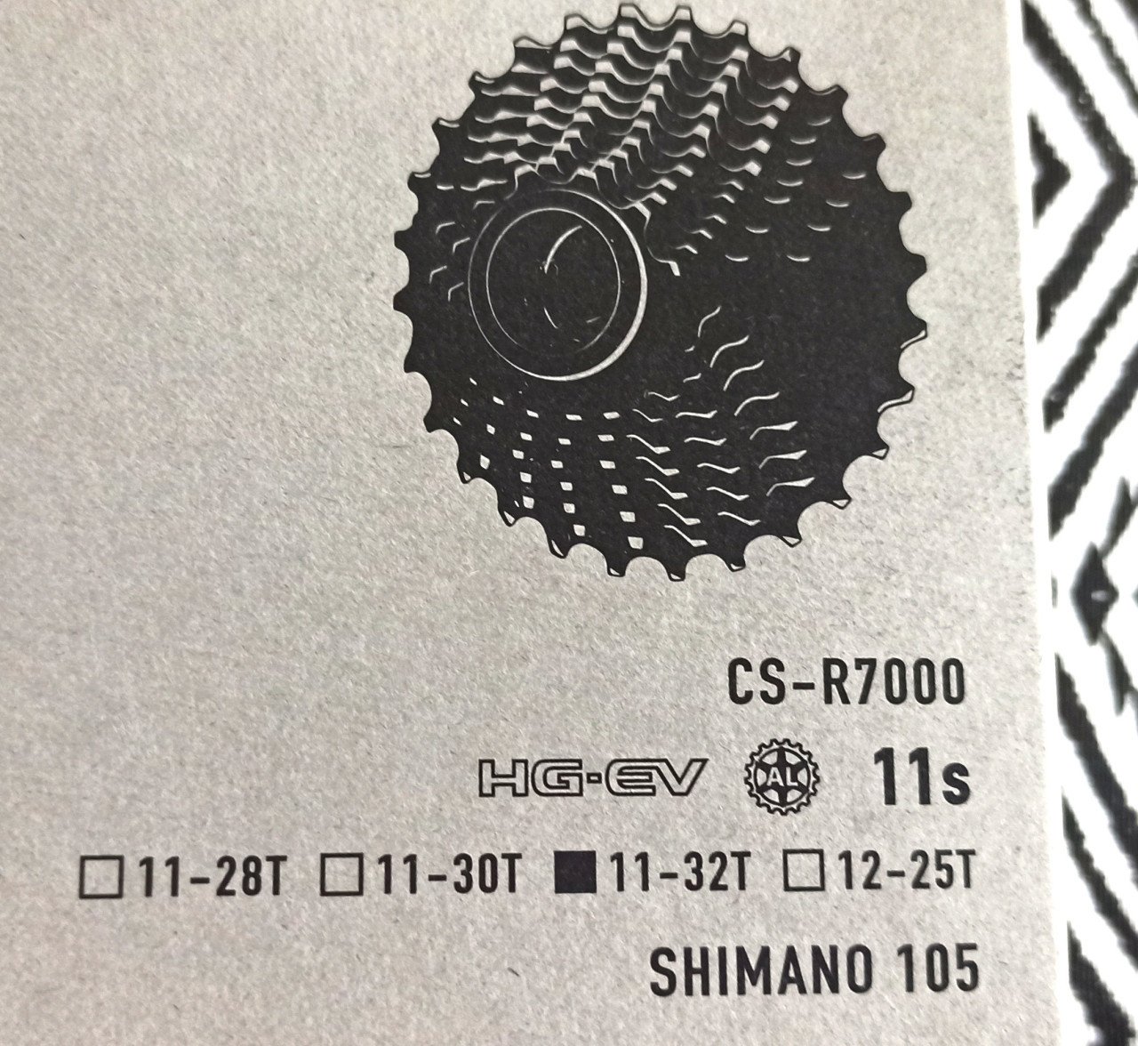 Shimano CS-R7000 cassette 11-speed / 11-32T / nieuw