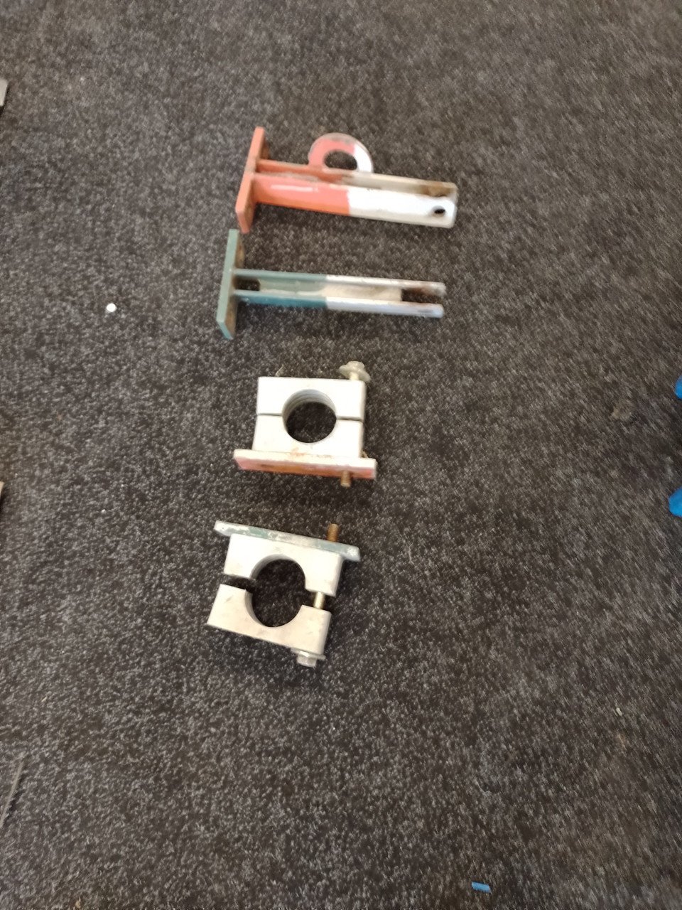 Voor visboot materiaal