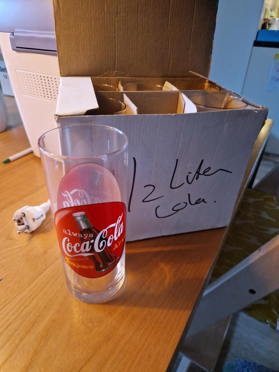 Coca cola glazen