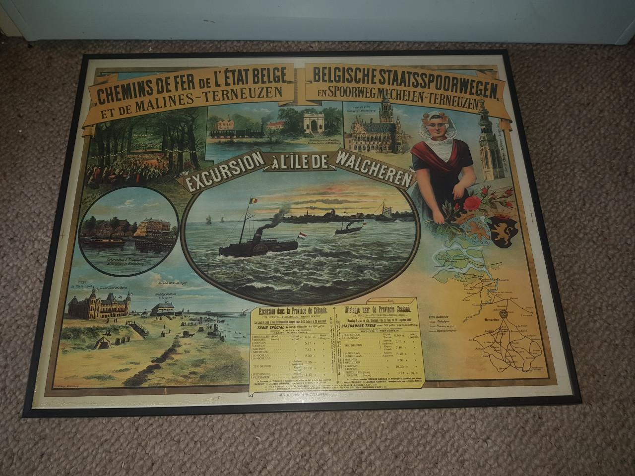 Partij tekeningen en schilderijtjes