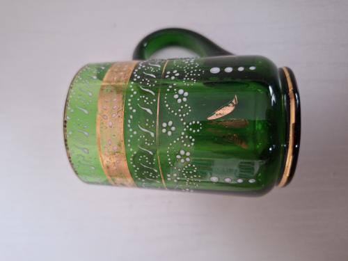 Boheemse glazen mok