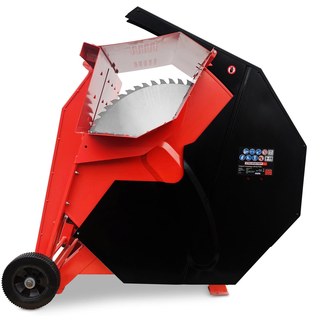 Houtzaag, afkortzaag, brandhoutzaag, zaagmachine, cirkelzaag BKS-700