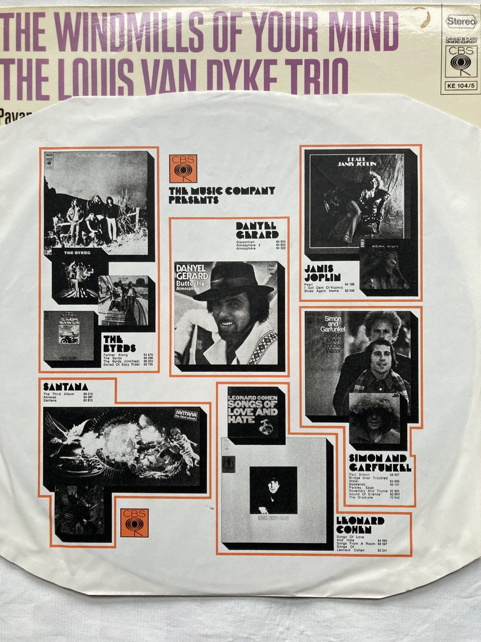 LP Trio Louis van DijkThe windmills of your mind