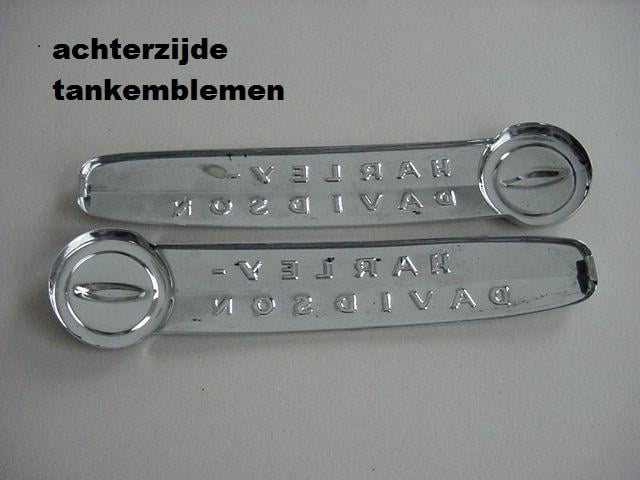 Harley Davidson Tank-Emblemen