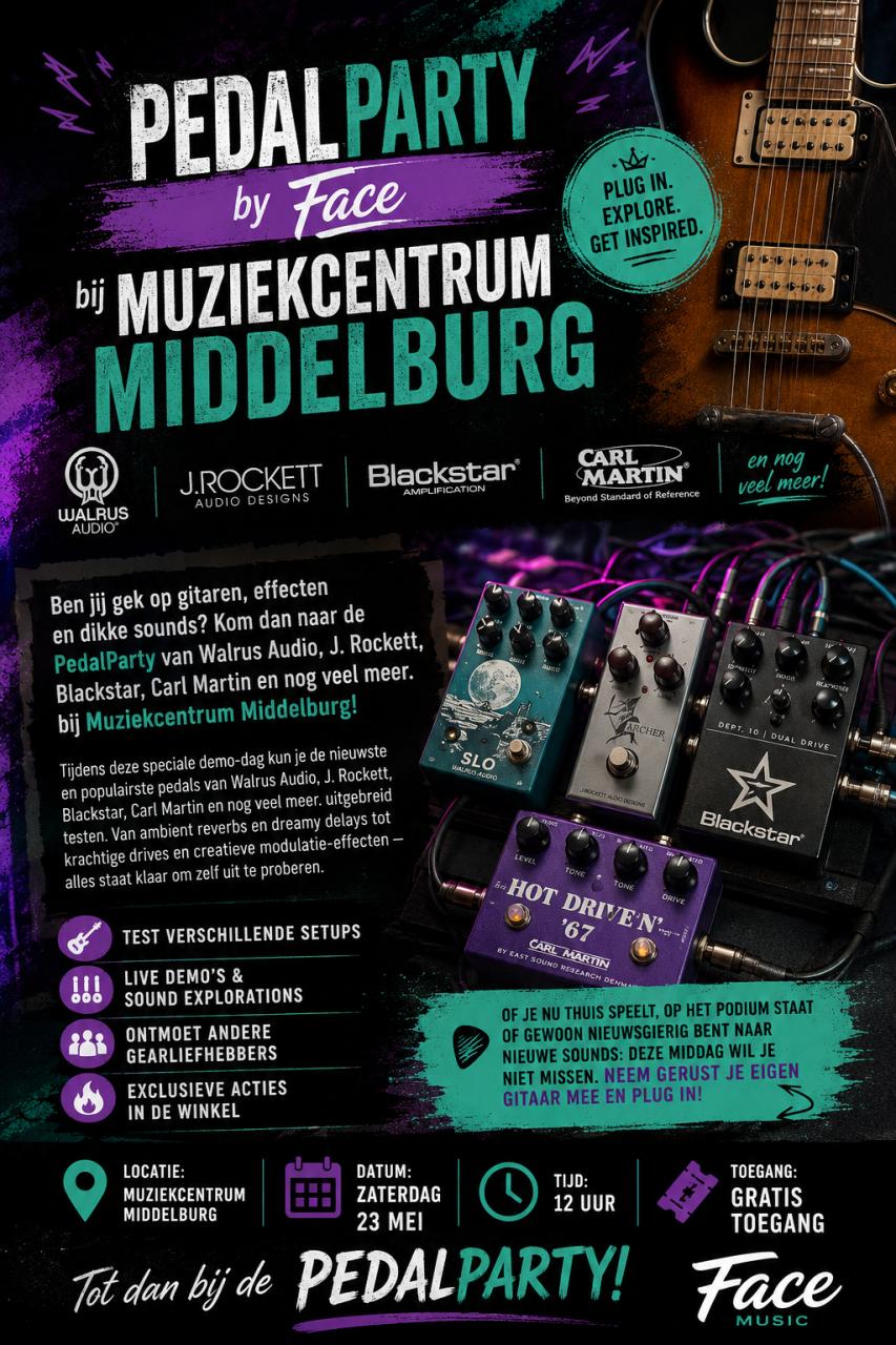 +++ pedalparty bij MUZIEKCENTRUM MIDDELBURG +++