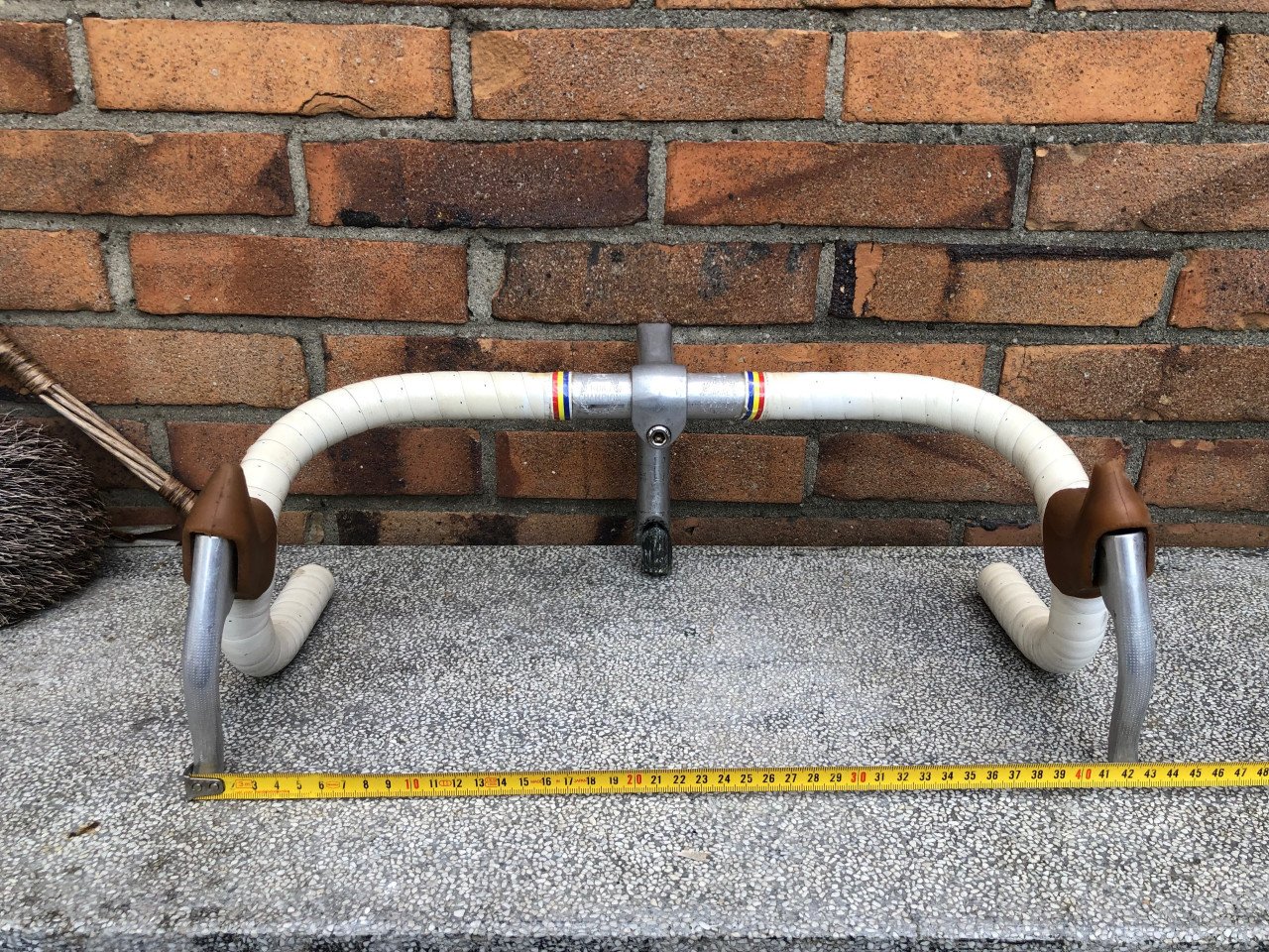 Vintage racefiets stuur.