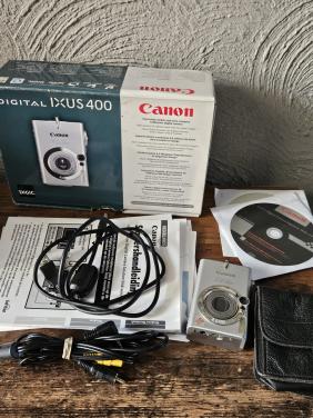 Zgan Canon Digital IXUS 400 digitale camera  Compleet in doos