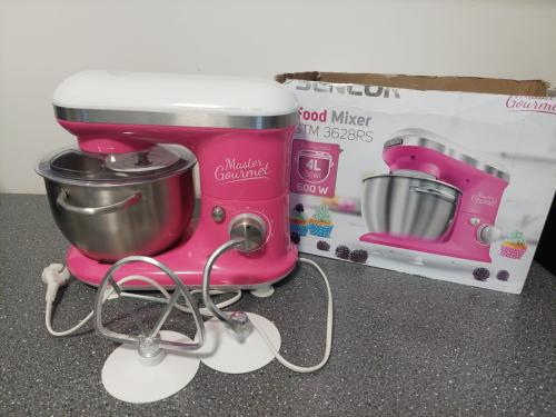 Roze keukenmachine / mixer | Master Gourmet