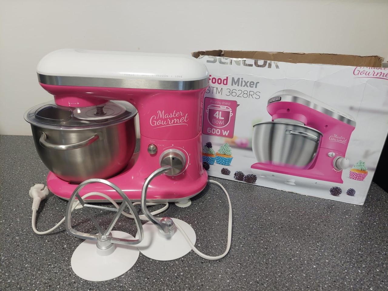 Roze keukenmachine / mixer | Master Gourmet