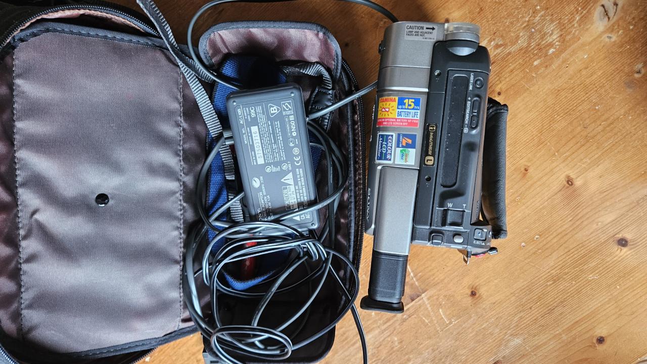 Sony camera incl tas