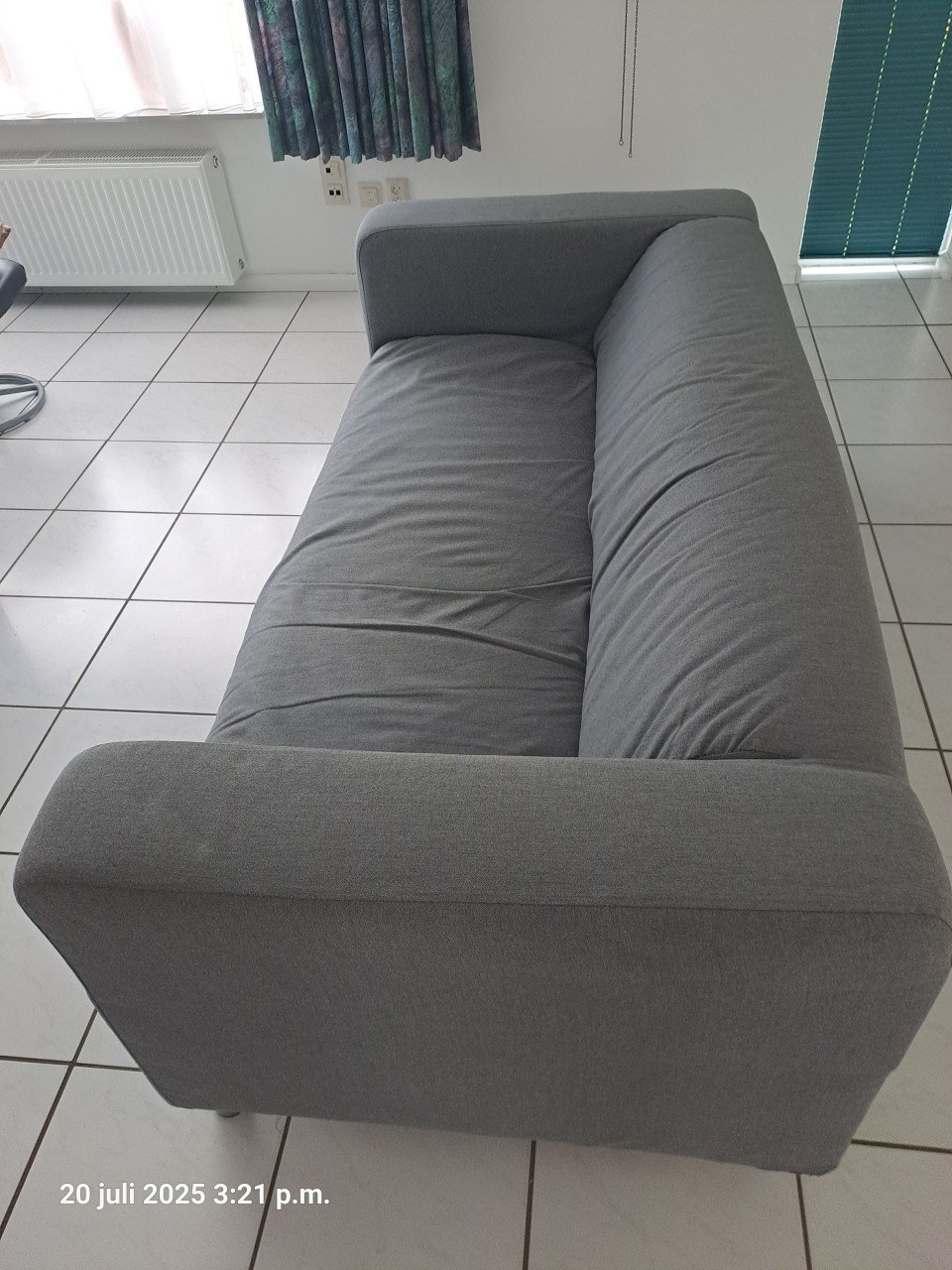 Ikea klippan  bank. Met hoes.