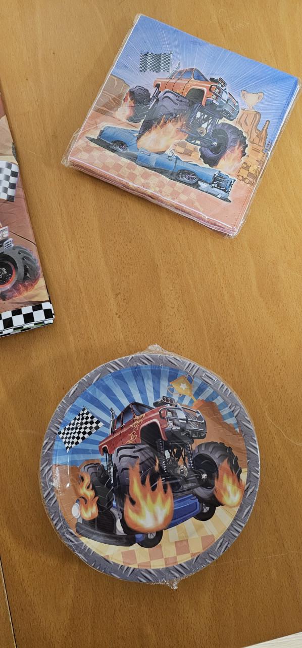 Monster Truck Verjaardag Versiering