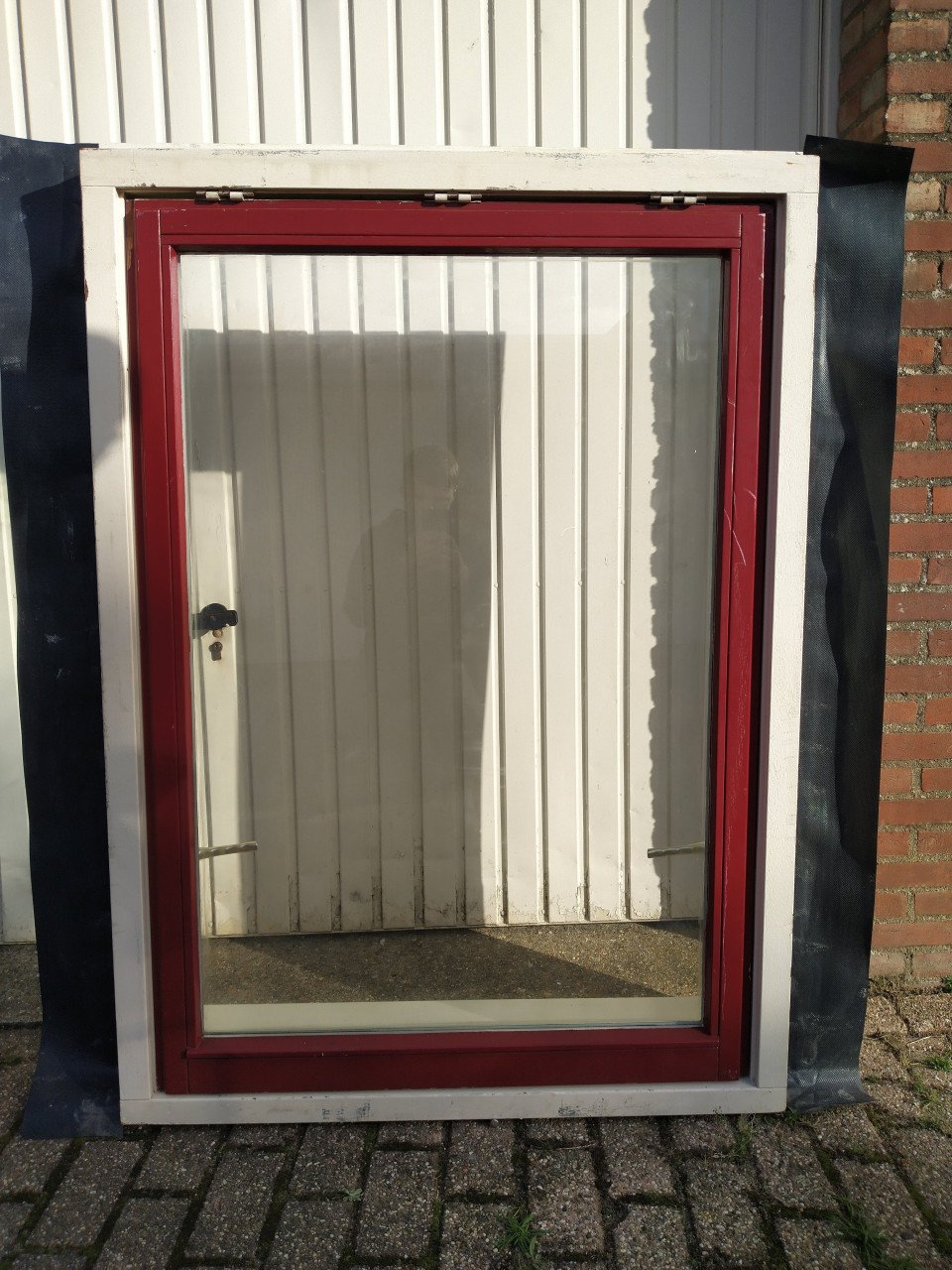 Kozijn met openslaand raam