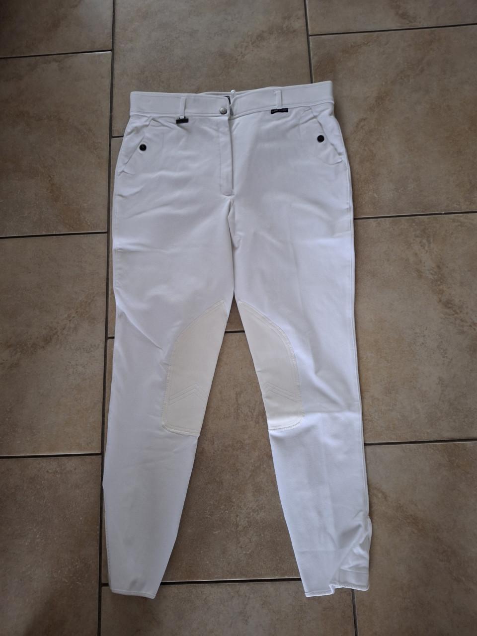 Wedstrijd rijbroek wit maat 46