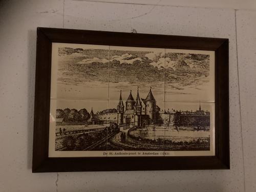 Wandtegel tableau Amsterdam