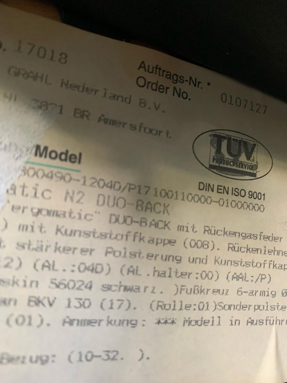 Ergonomische bureaustoel