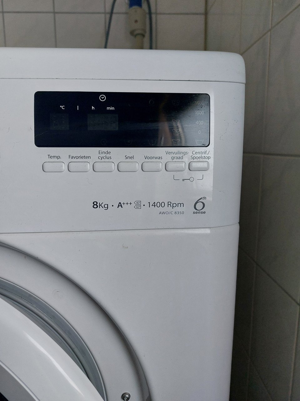 Zuinige Whirlpool wasmachine 8 kg