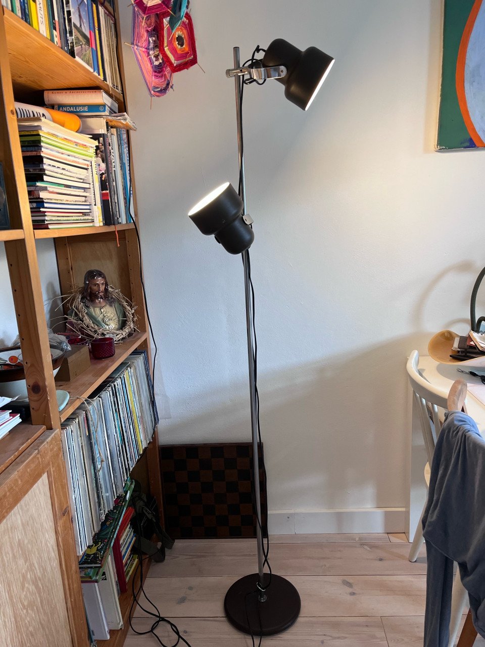 Leuke vintage staande lamp vloerlamp