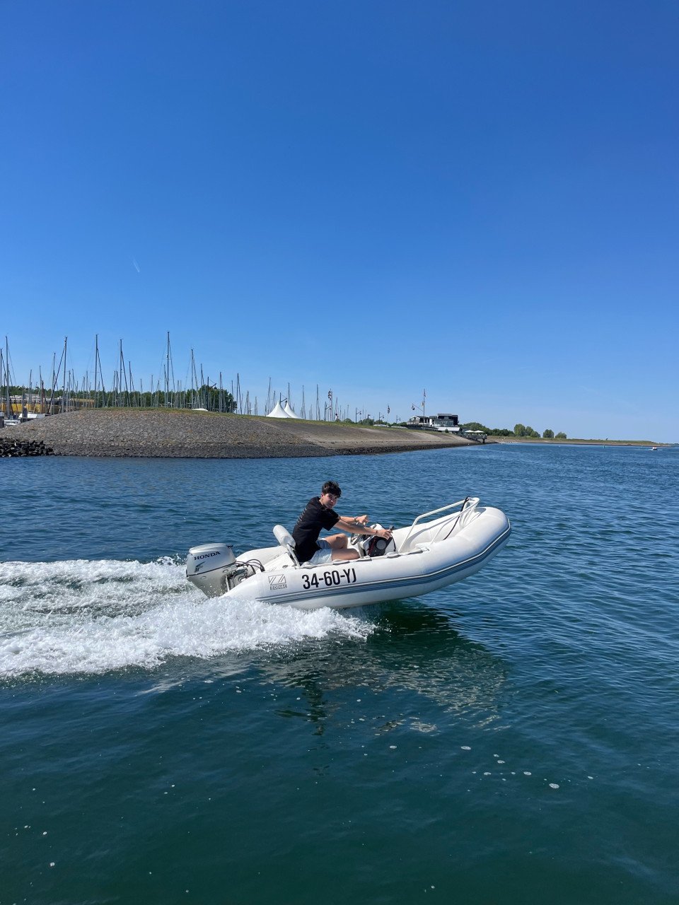 Zodiac Yachtline Deluxe 340 met Honda 20pk viertakt en trailer