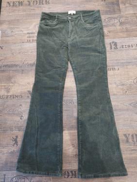 Nieuwe Only dames flaired broek donkergroen 42/32