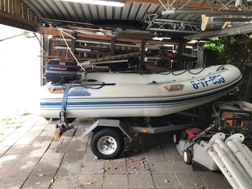 Rip met trailer en 25 pk 2takt