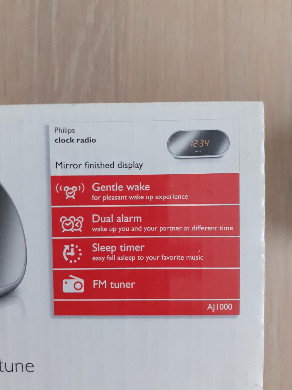 PHILIPS wekker/klokradio AJ1000