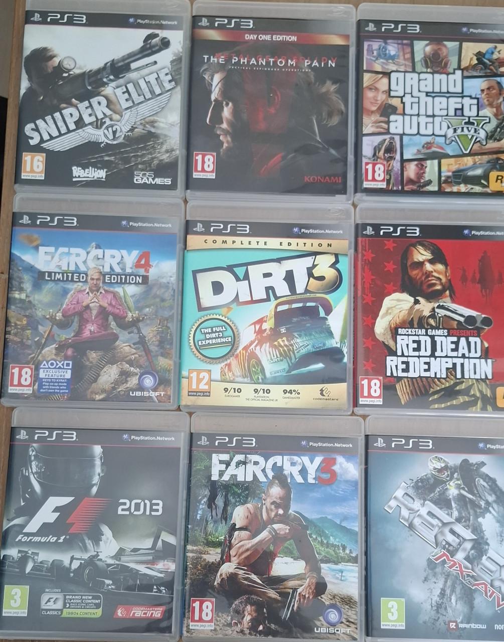 Te koop Playstation 3 met 1 controller en 18 games