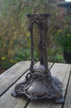 Art nouveau / Jugendstil lampevoet eind 19e eeuw.