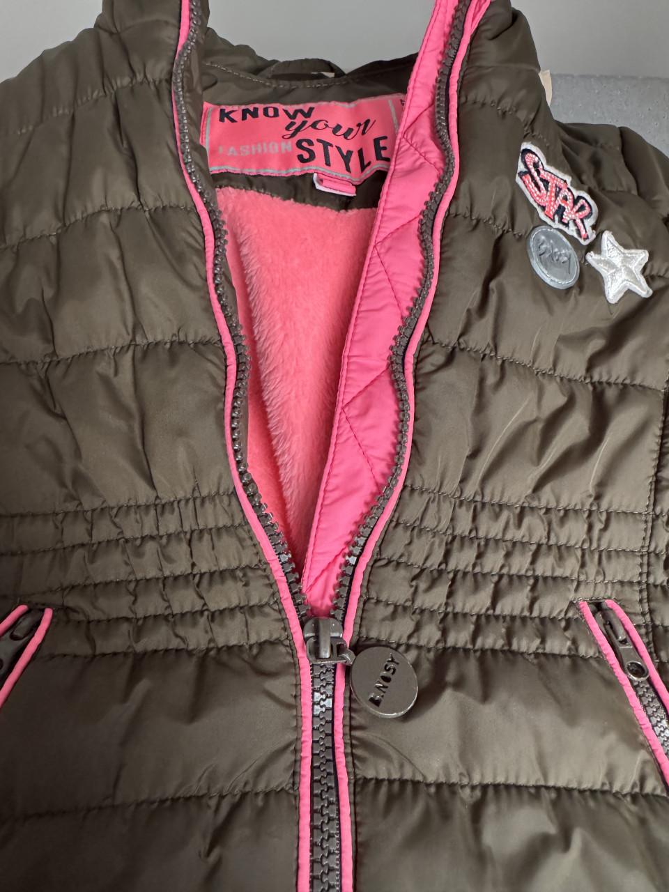 B.Nosy meisjesjas groen/roze – maat 98/104