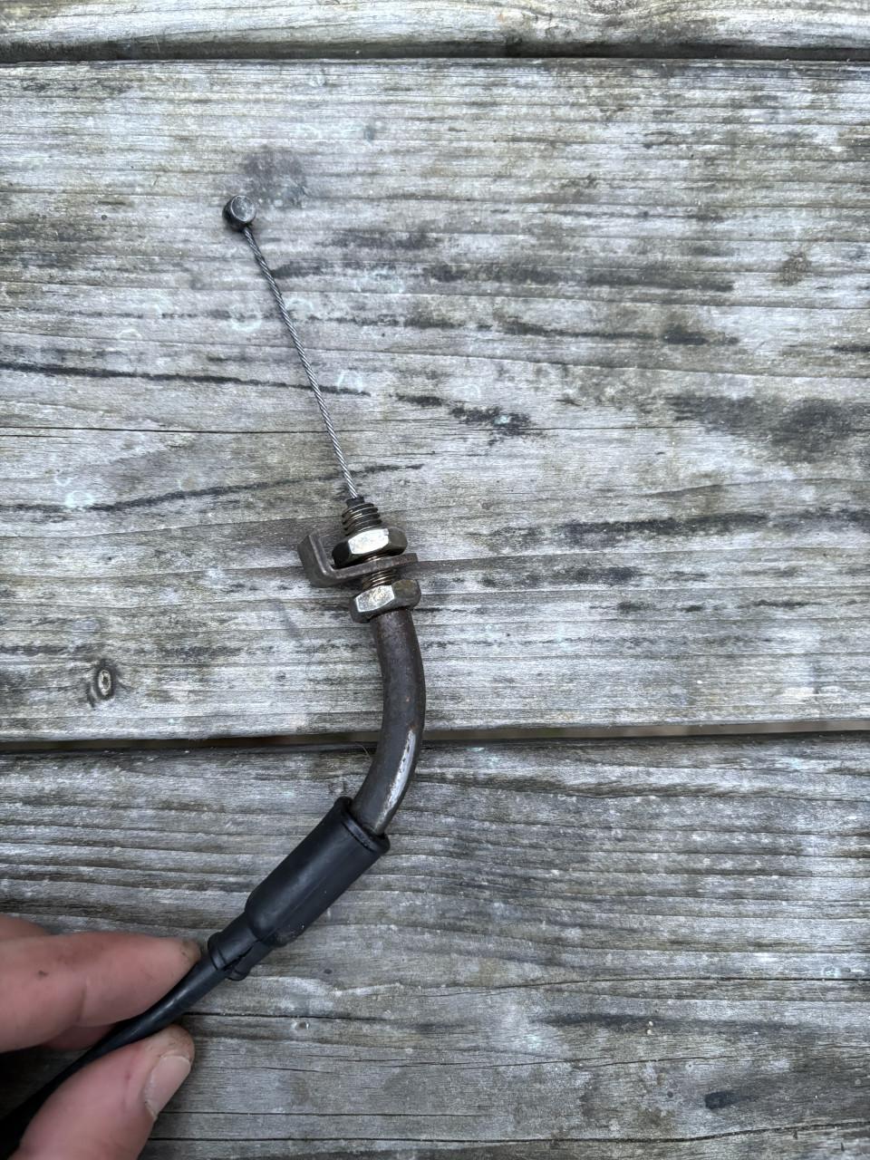 Piaggio Zip 4takt gaskabel met gashendel en handvaten