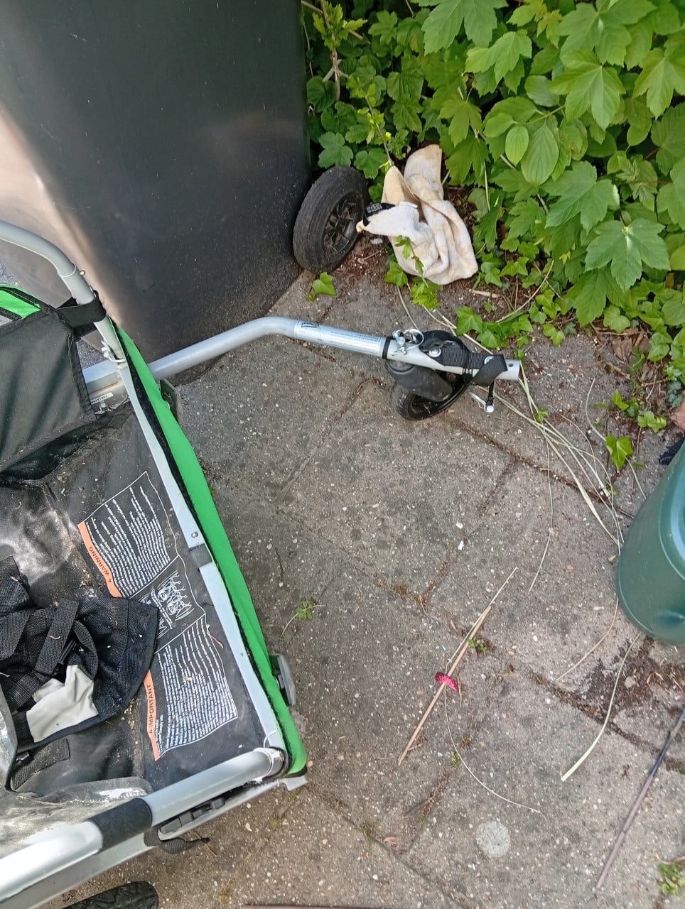 Fiets aanhanger voor twee kids