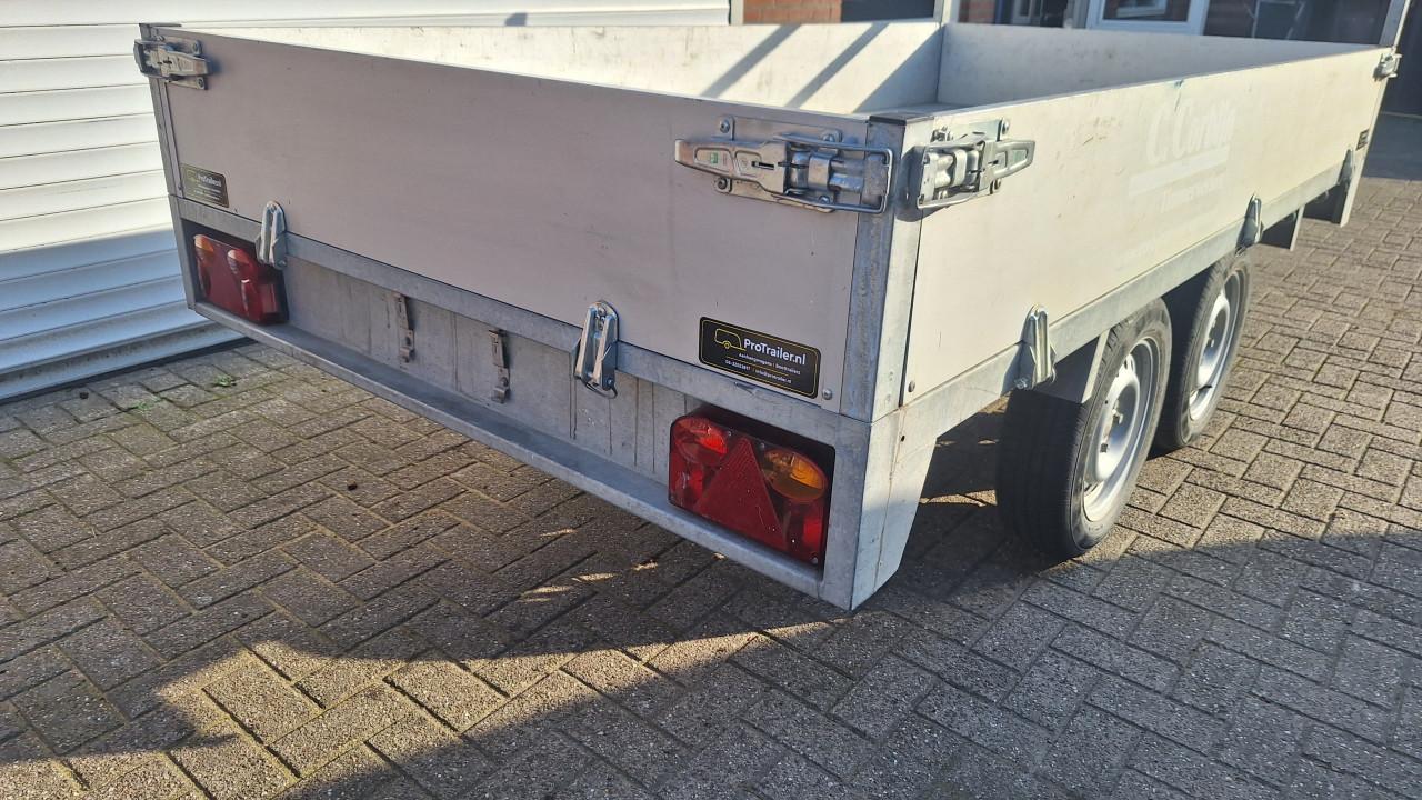 Plateauwagen ongeremd 300x150